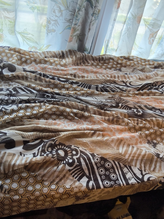 Chico's Dresses & Skirts - Chico's Mixed Pattern Maxi Skirt in Brown, Cream and Black